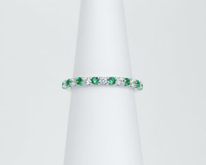 Diamond cut emerald