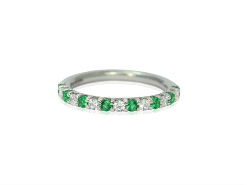 Diamond cut emerald